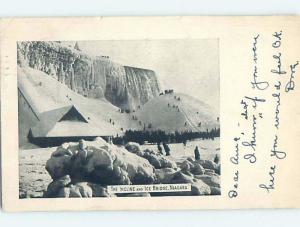 Pre-1907 INCLINE AT THE ICE BRIDGE Niagara Falls New York NY hp9271