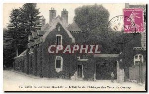 Postcard Old Vallee Chevreuse S and O The Abbey of Vaux Cernay