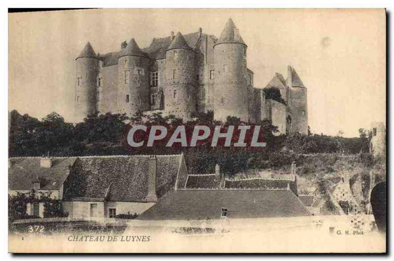 Postcard Old Chateau of Luynes