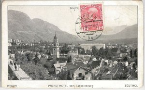 40735 VINTAGE POSTCARD - BOLZANO - MERANO: PALACE HOTEL-