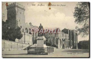 Old Postcard Avignon Palais Des Papes