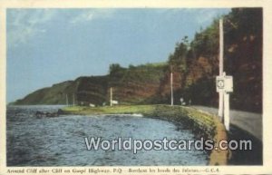 Around Cliff Gaspe Highway, PQ Canada Unused 