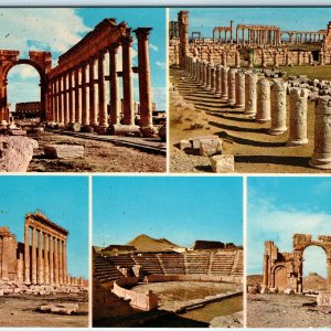 c1970s Palmyra, Syria Ancient Ruins Columns Arches Amphitheater Chrome 4x6 M22