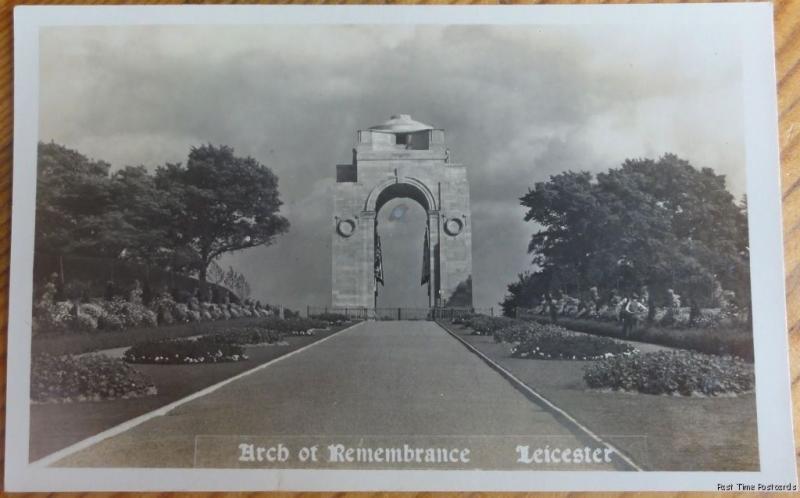 c1930's RP - Arch of Remembrance - Leicetser