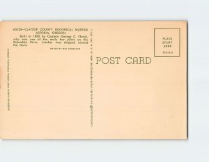 Postcard Clatsop County Historical Museum Astoria Oregon USA
