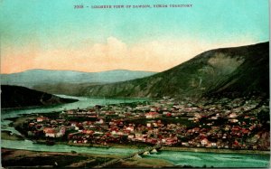 Vtg Postcard 1910s - Bird's Eye View of Dawson, Yukon Territory -Ed Mitchell Pub 