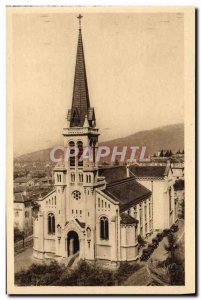 Old Postcard Aix Les Bains L & # 39Eglise