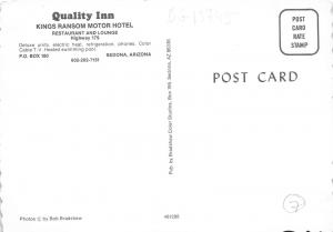 BG13745 sedona arizona kings ransom motor hotel quality inn restaurant  usa