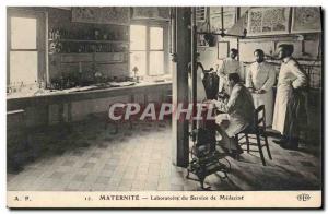 Old Postcard Maternity Laboratory Medicine Service