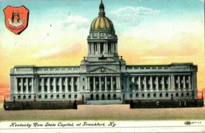 Kentucky New State Capitol Frankfurt Kentucky Postcard Posted 1909