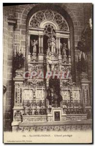 Postcard Old Ste Anne d Auray privileged Altar