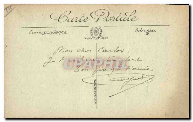 Old Postcard Folklore The Auvergne Bourree