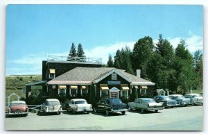 1950s ST JOHNSBURY VERMONT AIME'S MOTEL AND RESTAURANT 50s AUTOS POSTCARD P2946