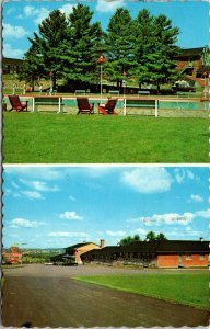 VINTAGE POSTCARD MOTEL ALOUETTE LOCATED AT SHERBROOKE QUEBEC CANADA