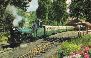 AMUSEMENT PARK, Miniature Train, UK Romney, Hythe & Dymchurch Railway, 1984