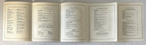 JB Winberie Restaurant & Bar Boston, MA Stouffer Restaurant Co 1987 Vintage Menu