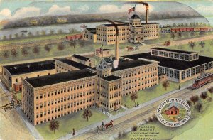 Chicago Illinois Watson Plummer Shoe Co Factory Vintage Postcard AA28137