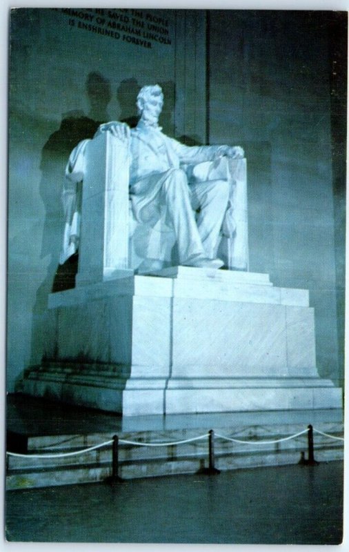 M-105361 Lincoln Statue Lincoln Memorial Washington DC