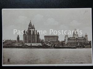 Vintage Tucks 'Photogravure' - The River Front, Liverpool