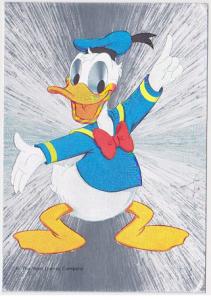 DISNEY DONALD DUCK SILVER FOIL