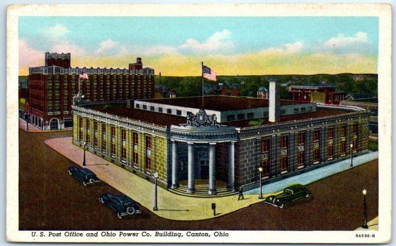 M-45817 U S Post Office and Ohio Power Company Building Canton Ohio