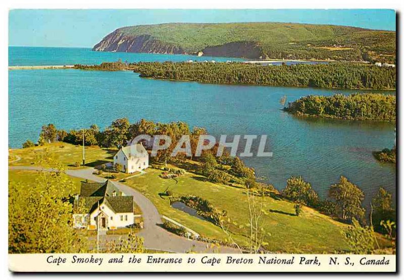 Modern Postcard Cape Smokey and the Entrance to Cape Breton National Park