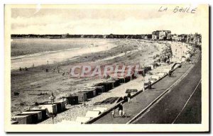 Old Postcard La Baule The Beach and the Boulevard of the Esplanade