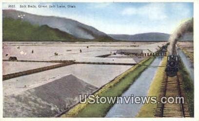 Salt Beds - Great Salt Lake, Utah UT  