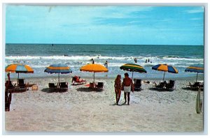 1976 Scene of Sun Sand and Surf Myrtle Beach South Carolina SC Postcard