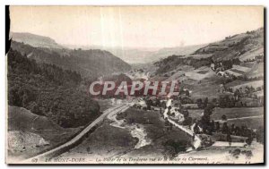 Old Postcard Le Mont Dore The valley of the Dordogne view Ia Route Clermont