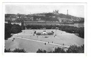 France Lyon Place Bellecour Birds Eye View X Goutagny Glossy Photograph Postcard