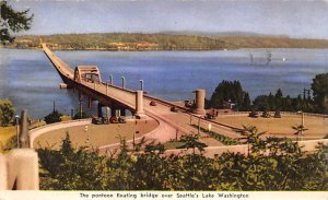 Pontoon Floating Bridge Tacoma, Washington, USA