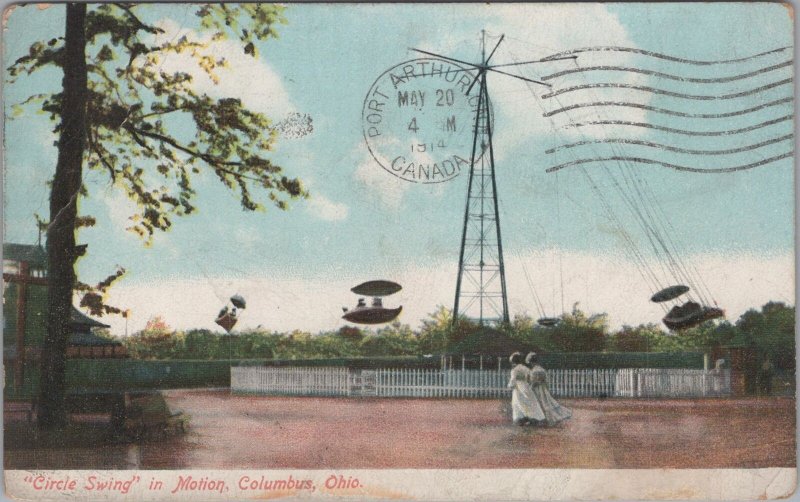 Postcard Circle Swing in Motion Columbus OH