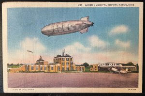 Vintage Postcard 1948 Akron Municipal Airport, Akron, Ohio (OH)