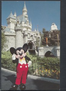 America Postcard - Disneyland - Mickey Mouse Welcomes You T6916