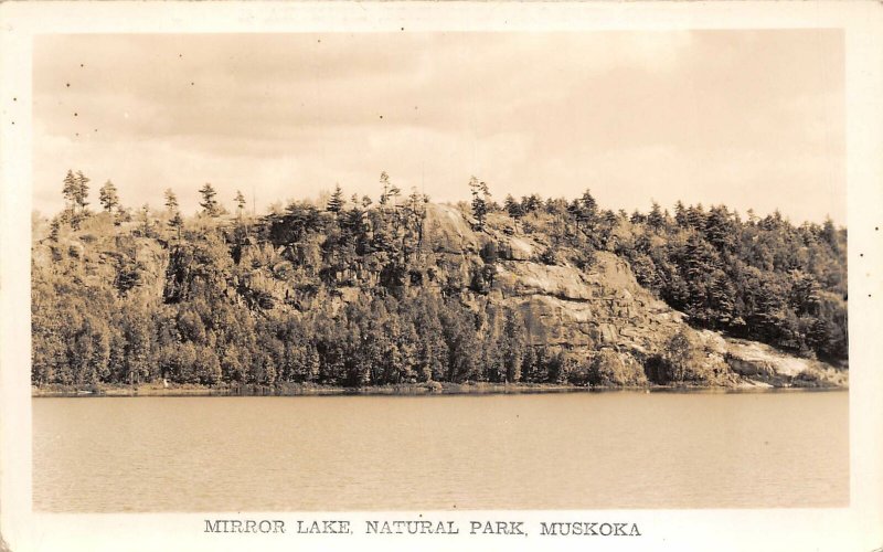 br106322 mirror lake natural park muskoka  canada