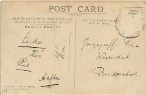 PC CPA WILLEBEEK LE MAIR ARTIST SIGNED HUMPTY DUMPTY Vintage Postcard (b27557)