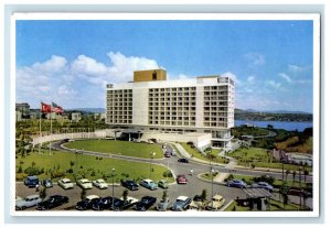 1962 Hilton Hotel Istanbul Turkey Air Force Postal APO Posted Foreign Postcard