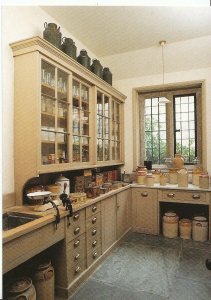 Cornwall Postcard - The Dry Larder, Lanhydrock House, near Bodmin  AB837