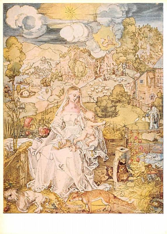 Albrecht Durer - Madonna mit vielen Tieren