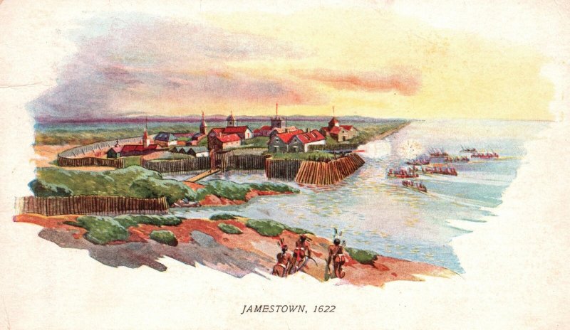 Vintage Postcard 1908 Jamestown First Permanent English Settlement Virginia VA