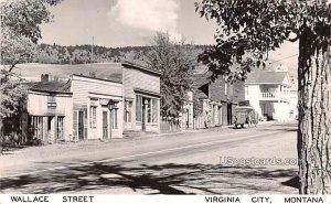 Wallace Street in Virginia City, Montana