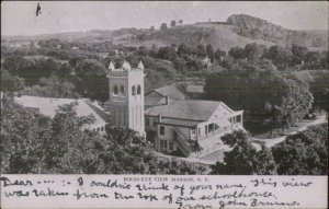 Marion NY Birdseye View c1905 Postcard