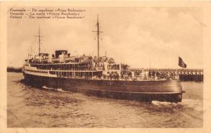 OSTEND BELGIUM THE MAILBOAT PRINCE BAUDOUIN~PHOTO POSTCARD