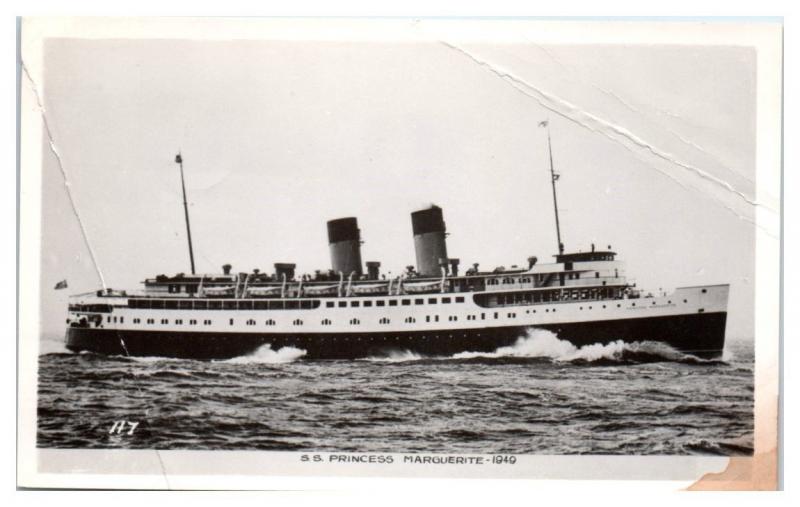 SS Princess Marguerite Passenger Steamer Postcard