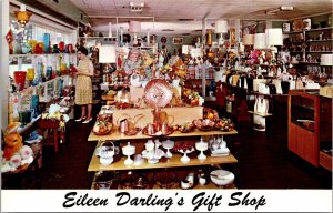 Eileen Darlings Restaurant Gift Shop Providence RI Vintage Postcard O71