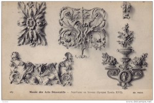 Musee Des Arts Decoratifs, Applique En Bronze (Epoque Louis XVI), PARIS, Fran...