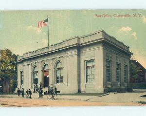 Divided Back POST OFFICE SCENE Gloversville New York NY hs1766