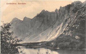 NORWAY TROLDTINDERNE ROMSDALSHORN MOUNTAIN LAKE POSTCARD