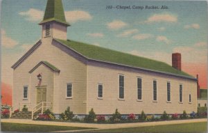 Postcard Chapel Camp Rucket Alabama AL